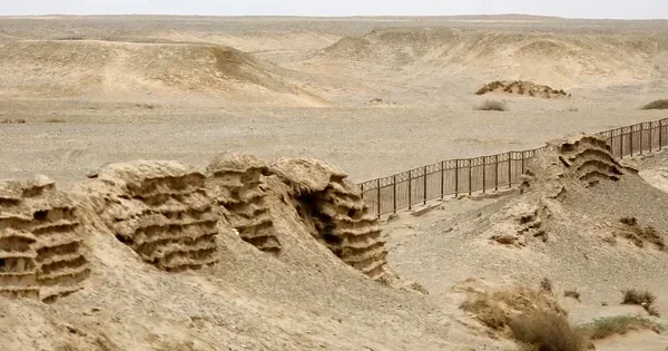 Археологи раскрыли предназначение древней стены Гоби в пустыне между Китаем и Монголией