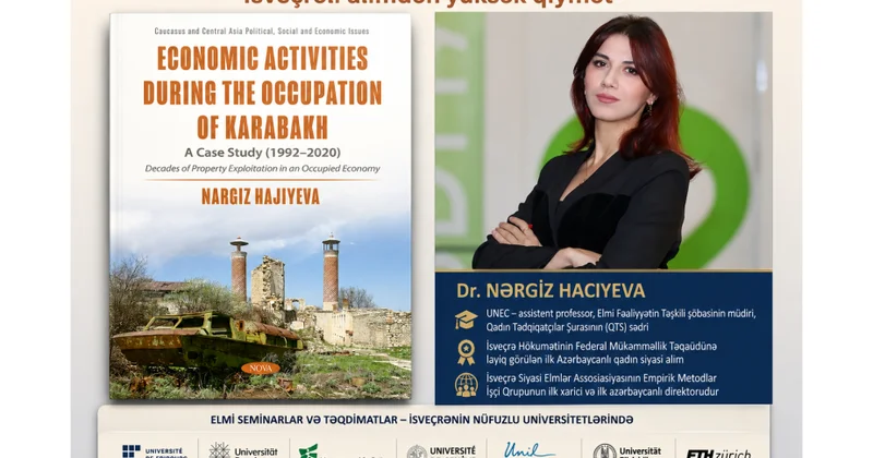 Azərbaycan aliminin Qarabağa dair monoqrafiyasını isveçrəli professor yüksək qiymətləndirib