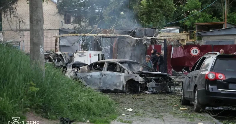Kiyevə kütləvi hücum: Onlarla yaralı, dörd nəfər ölüb...