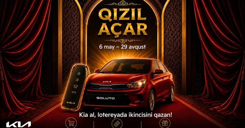 “Kia Azərbaycan” “Qızıl Açar” lotereyasına start verdi Video