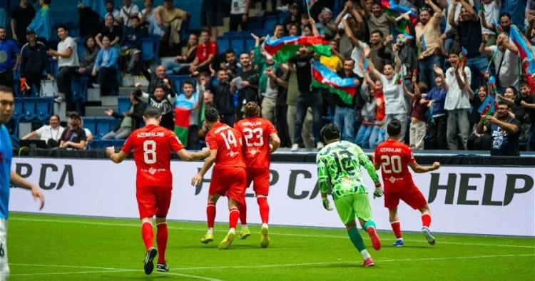 Azərbaycan millisinin Qazaxıstanla görüşdəki qələbəsi VİDEO
