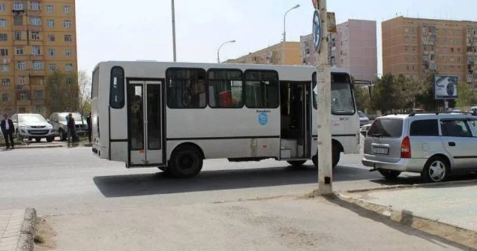 Sumqayıtdakı bu marşrut avtobuslarından da narazılıq artıb FOTO