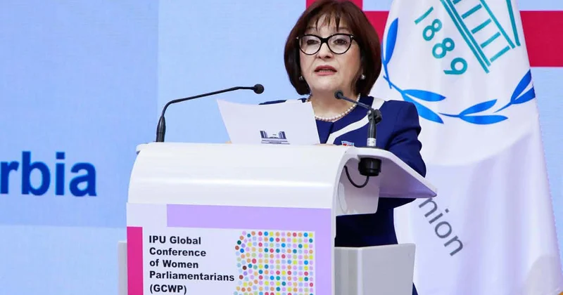 Sahibə Qafarova Belqradda konfransında çıxış etdi Fotolar