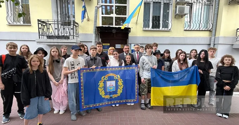 Очередная группа украинских детей отправлена в Азербайджан на реабилитацию