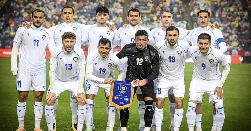 Özbəkistan millisi mundial öncəsi ilk yoxlama oyununu keçirdi