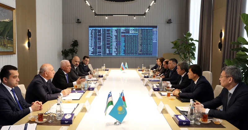 Baba Rzayev Qazaxıstan və Özbəkistan nümayəndə heyətləri ilə görüşdü Foto