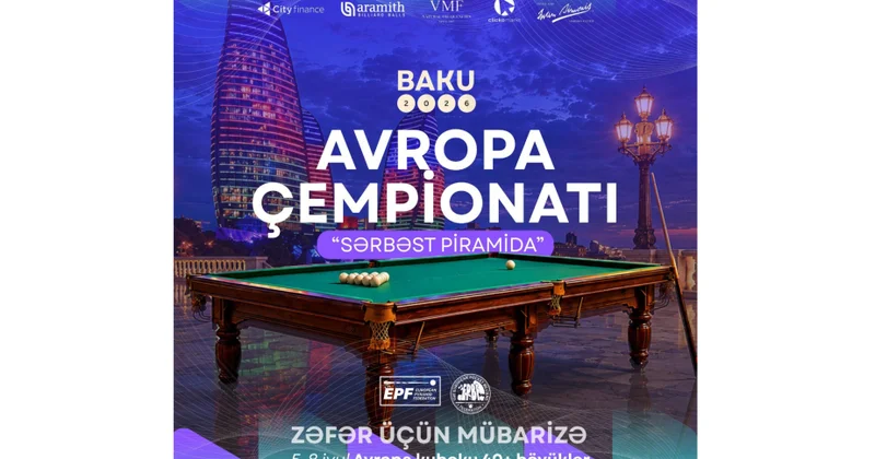 Bakıda bilyard üzrə Avropa Kuboku və Avropa çempionatı keçiriləcək