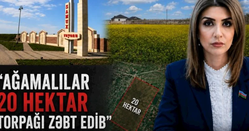 Ağamalılar 20 hektar torpağı zəbt edib, qəbiristanlığın ərazisində ferma tikiblər Vətəndaş şikayəti (VİDEO)