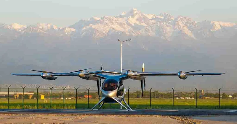Qazaxıstan Mərkəzi Asiyada ilk aerotaksini sınaqdan keçirir