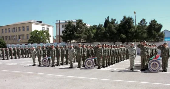Gənc əsgərlərin andiçmə mərasimi keçirilib