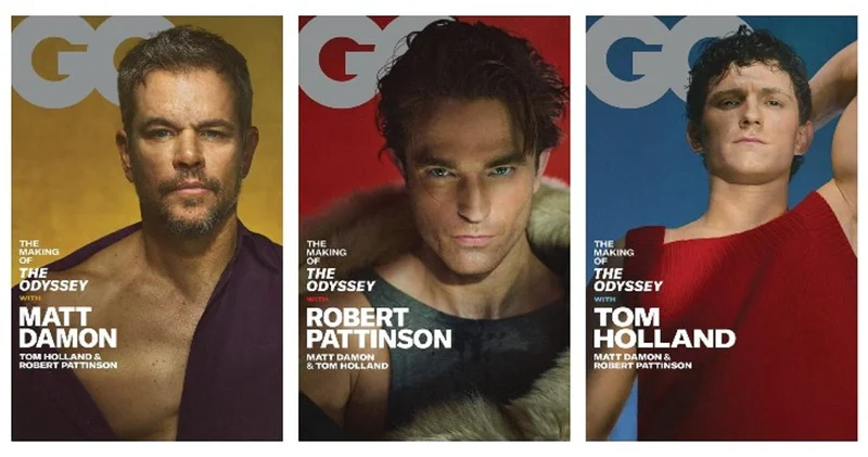 GQ представил обложки с главными актёрами фильма Кристофера Нолана Одиссея ФОТО