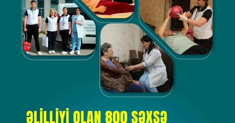 800 nəfərə evində reabilitasiya xidməti göstərilib