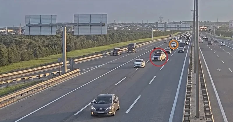 На Аэропортовском шоссе произошло ДТП ВИДЕО