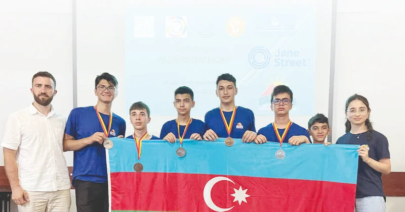 Beynəlxalq olimpiadada 5 medal