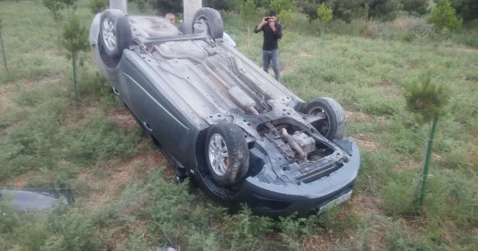 Kürdəmirdə “Chevrolet” aşdı: Xəsarət alan var FOTO VİDEO