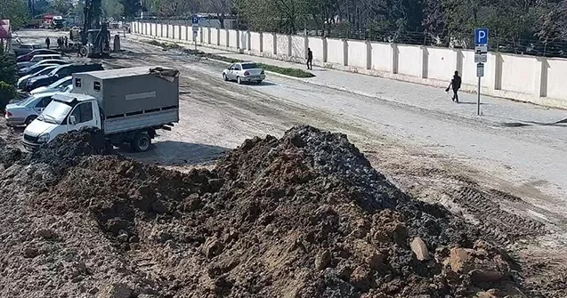 Gəncə Daşkəsən avtomobil yolunda təmir işləri aparılır