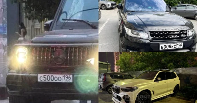 Yekaterinburqda həbs edilmiş azərbaycanlılara məxsus avtomobillər SİYAHI FOTO