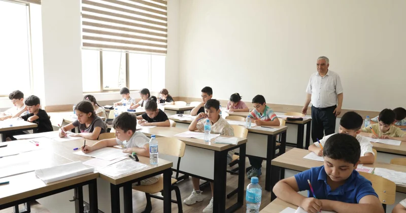 “Gənc istedadlar” liseyinin V siniflərinə qəbul imtahanı keçirilib
