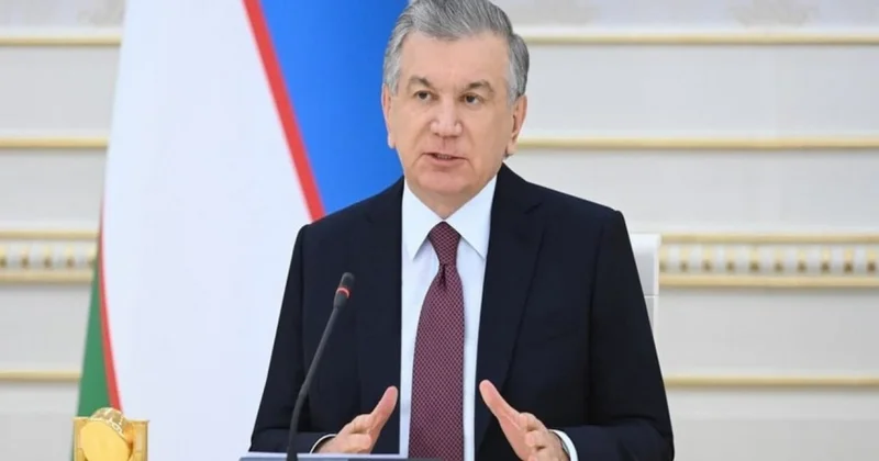Özbəkistan Prezidenti Azərbaycana dövlət səfərinə gəlib
