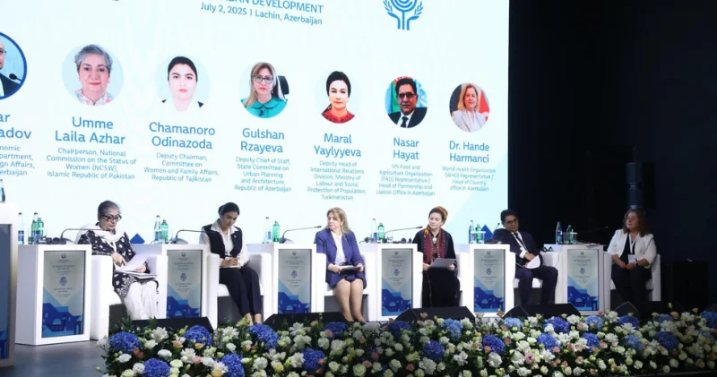 Laçında "Şəhərsalmanın İnkişafında Qadınların Rolu" mövzusunda panel sessiya keçirilib