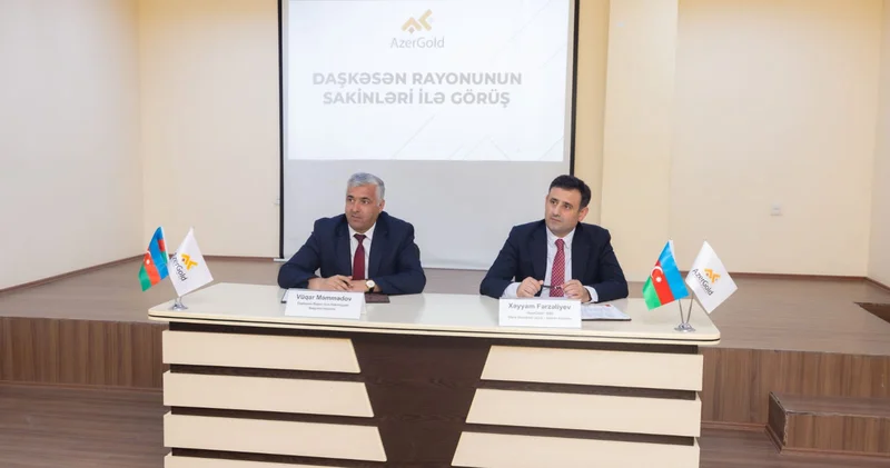 AzerGold усиливает социальное партнёрство с жителями Дашкесана