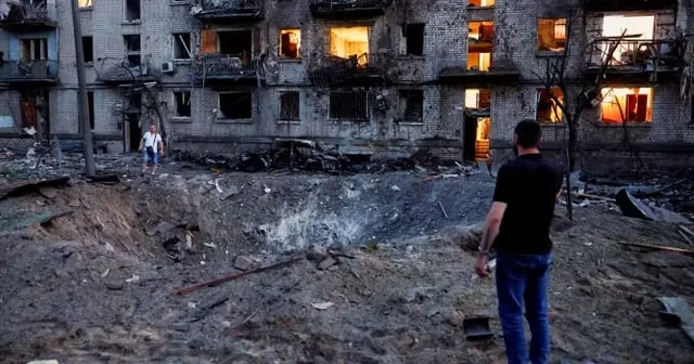 Kiyevə hücum: 8 ölü, xeyli sayda yaralı...
