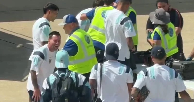 ABŞ dəki yoxlamalar Messini güldürdü Video
