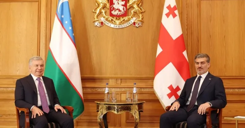 Gürcüstan və Özbəkistan prezidentləri Cənubi Qafqazla Mərkəzi Asiya arasında əməkdaşlığı müzakirə ediblər