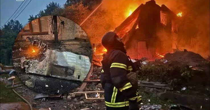Kiyev bölgəsinə gecə hücumu: raketlər və dronlar zərbələri beş rayonda güclü dağıntılara səbəb olub