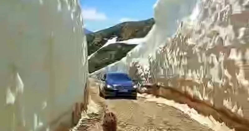 Аномальное количество снега выпало в Турции ВИДЕО