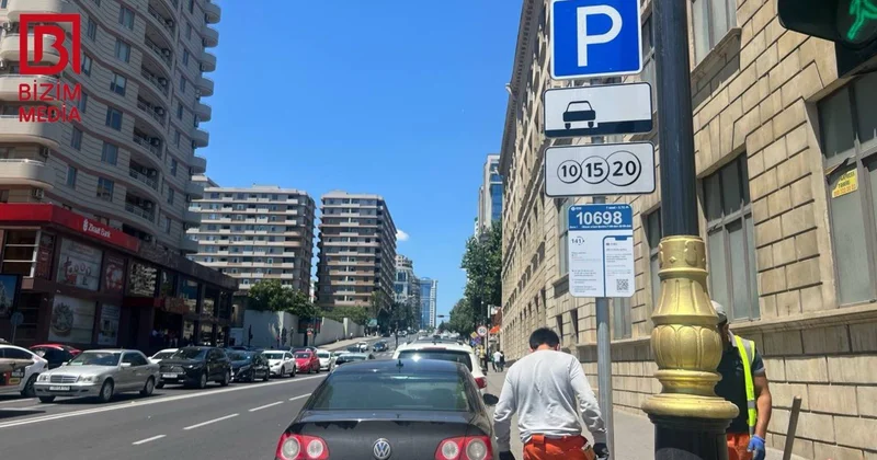 Sürücülərin NƏZƏRİNƏ Səməd Vurğun küçəsində parklanma nişanı quraşdırıldı FOTO