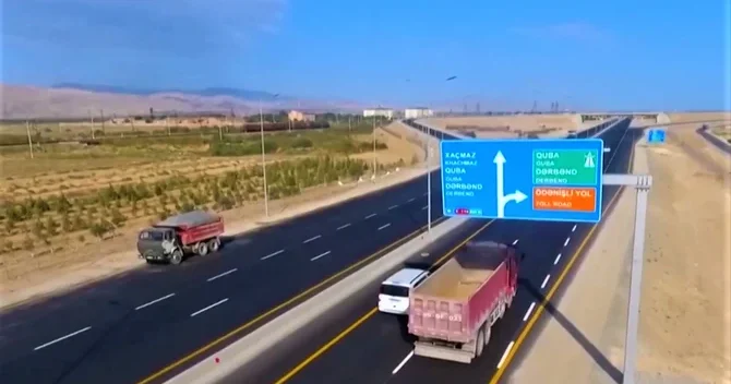 Bu da yeni pullu yol Ödəniş edib, maşını 120 km/saat sürətlə sürəcəksiniz VİDEO