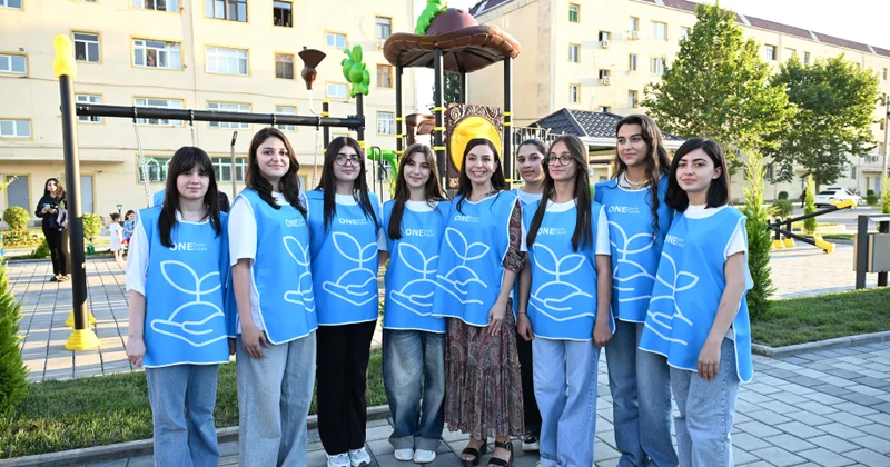 Yevlaxda abadlaşdırılmış məhəllə Leyla Əliyevanın iştirakı ilə sakinlərin istifadəsinə verilib