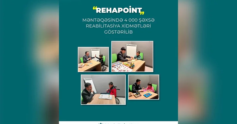 Onlara reabilitasiya xidmətləri göstərildi Foto