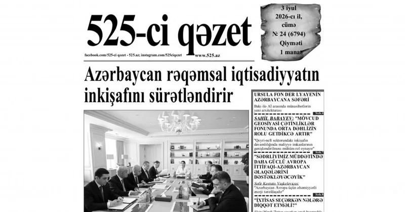 “”in 3 iyul sayında nələr var? ANONS