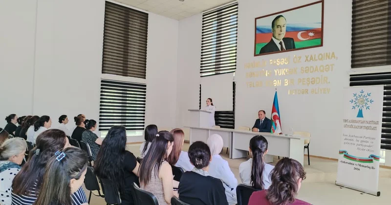 YAP Göygöl rayon təşkilatında tədbir keçirilib FOTOLAR