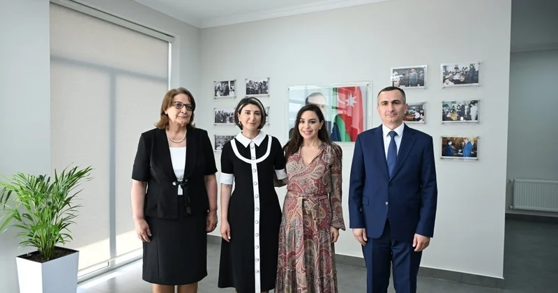 В Евлахе открылась новая школа с участием Лейлы Алиевой ФОТО