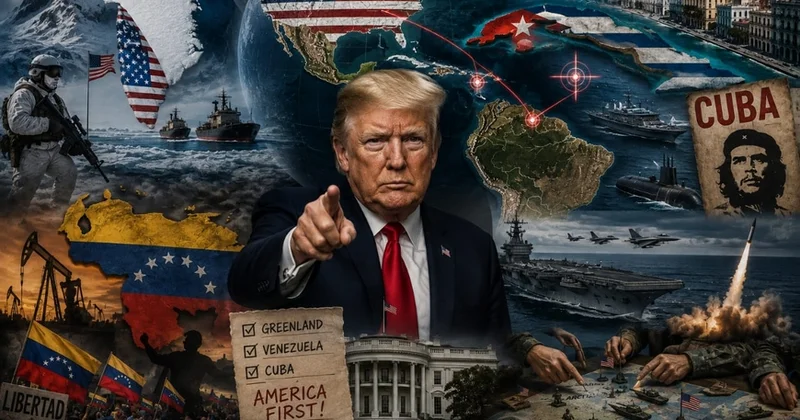 Trampın Böyük Amerika planı dünya xəritəsini dəyişəcək: ABŞ Yaxın Şərqdən sonra daha üç ölkəyə qarşı savaş açacaq