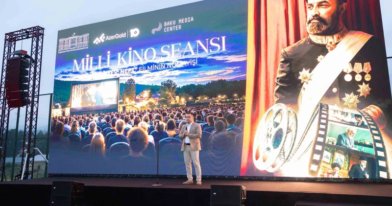 “AzerGold” QSC və Bakı Media Mərkəzinin təşkilatçılığı ilə Daşkəsəndə milli kino seansı keçirildi FOTO