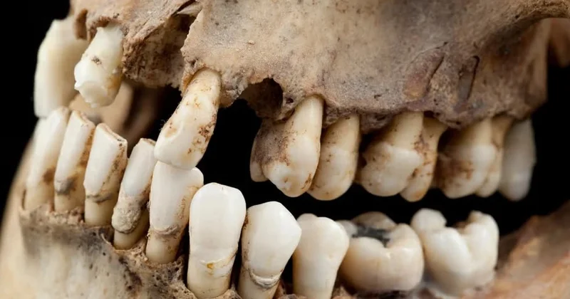 1600 il öncə zəncirlənmiş qadın asketin qalıqları TAPILDI
