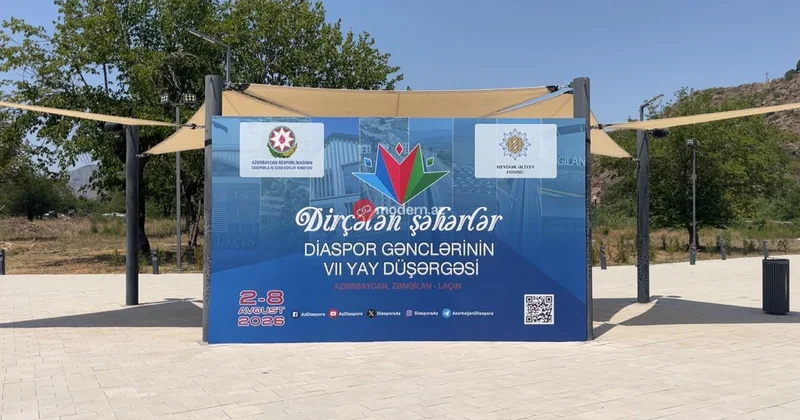 Zəngilandan DÜNYAYA MESAJ: Diaspor gəncləri Qarabağda FOTO