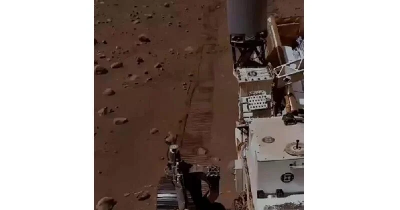 Кадры марсианской ночи с марсохода Perseverance ВИДЕО