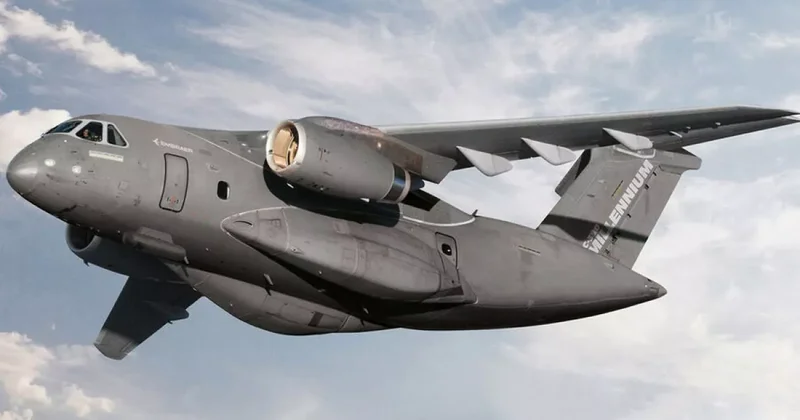 Delfi: Литва намерена купить военные самолеты Embraer C 390 Millenium