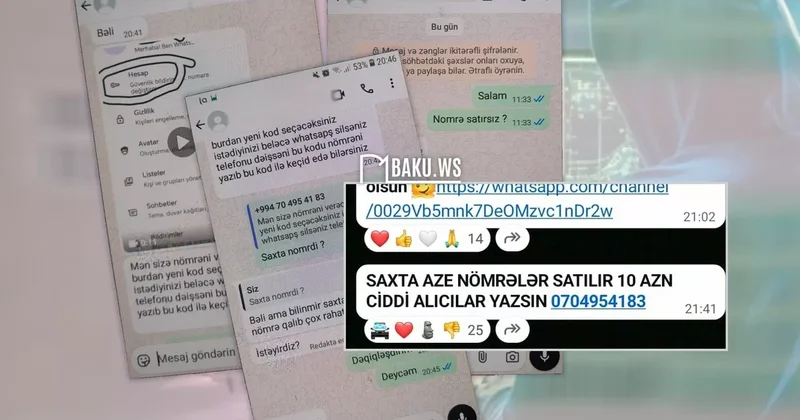 Мошенники создают поддельные номера для киберпреступлений в Азербайджане Подробности / Видеофакт / Фото