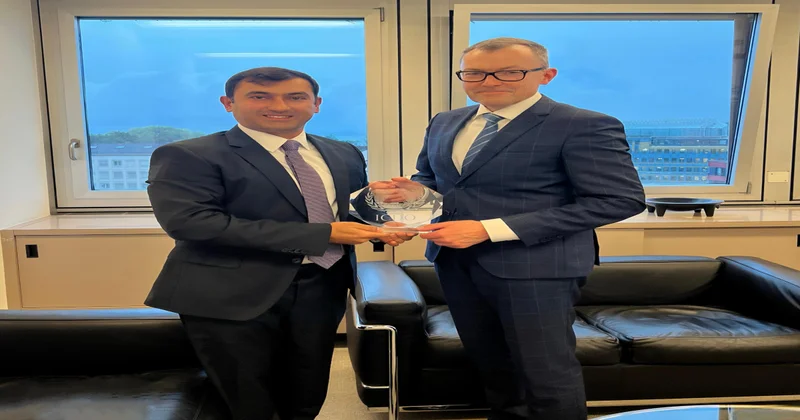 BMMT Baş katibi İsveçrənin BMT nümayəndəsi ilə görüşüb