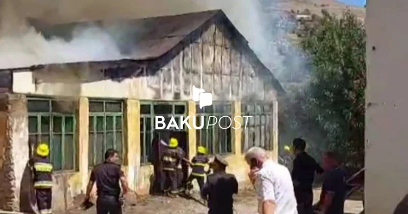 Yardımlıda yanğın var VİDEO
