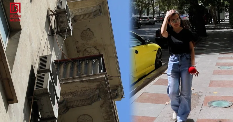 Bakı küçələrində soyuq “DUŞ” Başımıza axıdılan kondisioner sularına görə kim MƏSULİYYƏT daşıyır? VİDEO