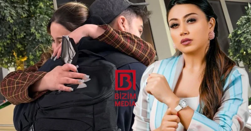 Damla oğlunu Amerikaya göndərdi FOTO