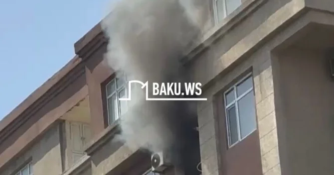 Bakıda hündürmərtəbəli binada YANĞIN