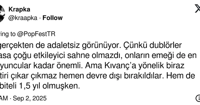 Kıvanç Tatlıtuğun dublyoru o səhnələri paylaşdı, işdən qovuldu VİDEO